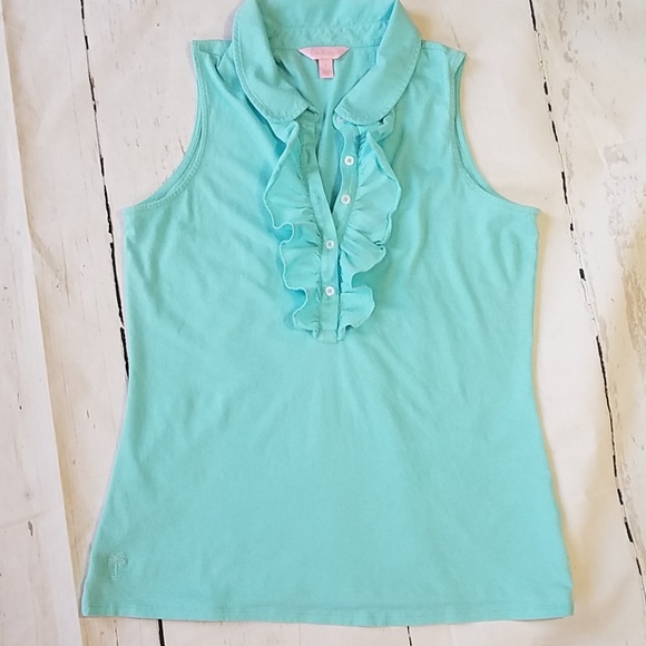 Lilly Pulitzer Tops - Lilly Pulitzer Ruffle Top